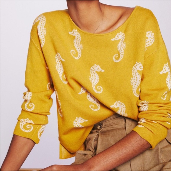 Anthropologie Sweaters - Anthro Maeve Seahorse Sweater Workshop